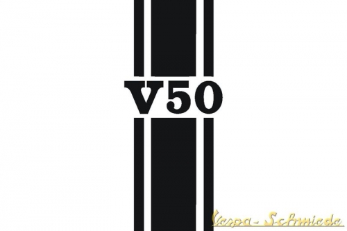 Dekor "V50" - Schwarz - Beinschild